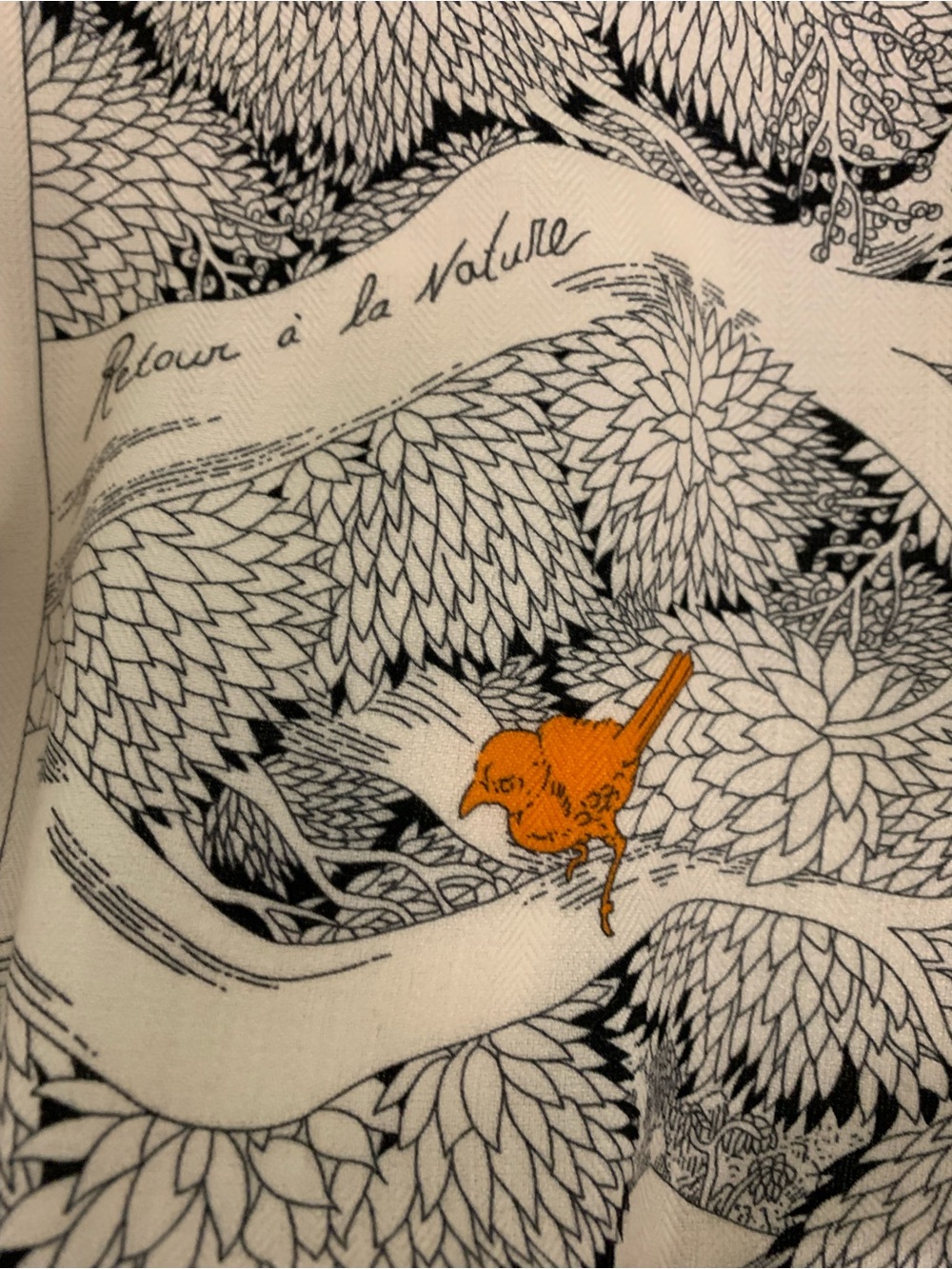 My last piece for la nature cashmere silk 140 scarf shawl - Picture 3 of 4